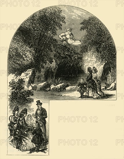 'Fountain in the Surrey Gardens', (c1878). Creator: Unknown.