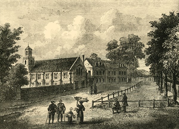 'Dulwich College in 1750', (c1878). Creator: Unknown.