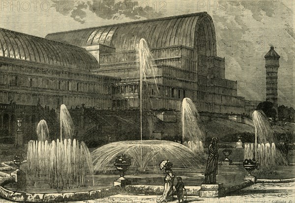 'The Crystal Palace, from the South', (c1878). Creator: Unknown.