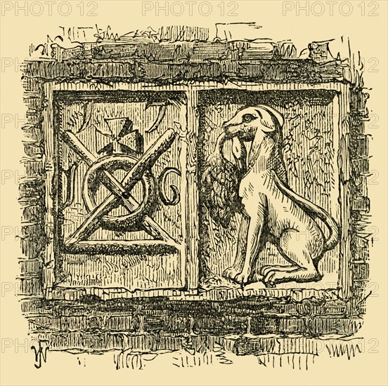 'Old Sign of the Dog and Duck.', (c1878). Creator: Unknown.