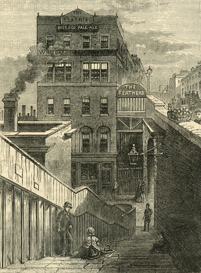 'The Houses in Waterloo Bridge Road', (c1878). Creator: Unknown.