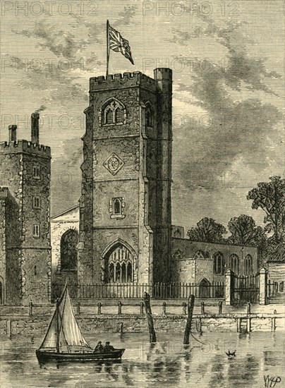 'Lambeth Church (1825)', (c1878). Creator: Unknown.