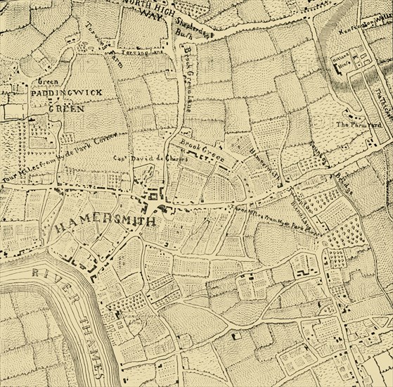 'Hammersmith in 1746', (c1878). Creator: Unknown.