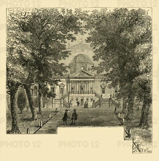 'Chiswick House, in 1763', (c1878). Creator: Unknown.