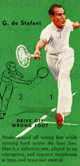 'G. de Stefani - Drive Off Wrong Foot', c1935. Creator: Unknown.