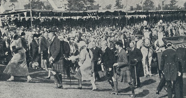 'The Royal Family in Scotland', c1930, (1937). Creator: Unknown.