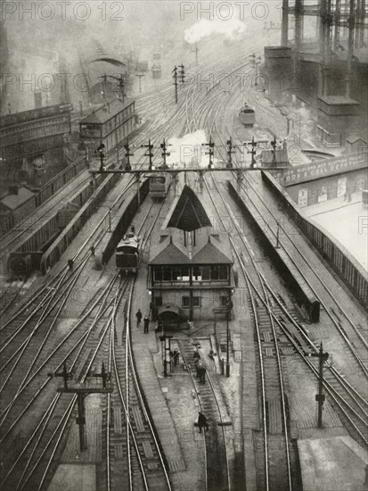 'St. Pancras. A terminus of the London, Midland and Scottish Railway', 1935. Creator: Unknown.