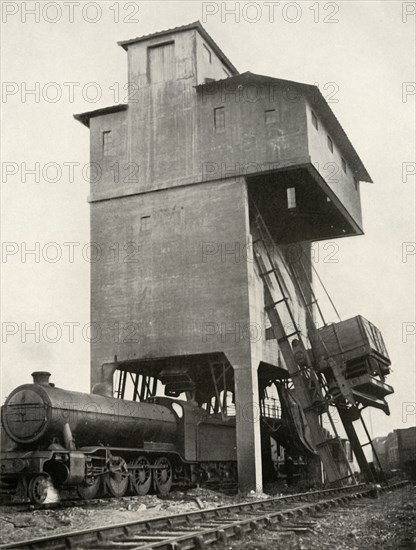 'Automatic Coaling at Hornsey Station, Middlesex', 1935. Creator: Unknown.