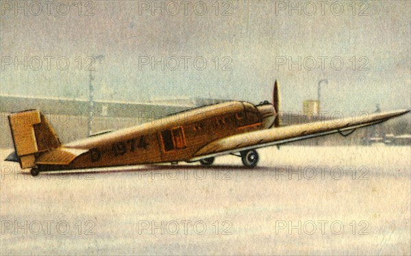 Junkers Ju 52 plane, 1932. Creator: Unknown.