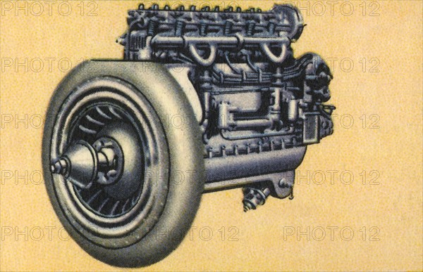 Junkers L 1, 80 horse power aeroplane engine, 1932. Creator: Unknown.