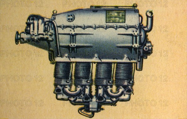 Argus As 8 100 horse power aircraft engine, 1932. Creator: Unknown.
