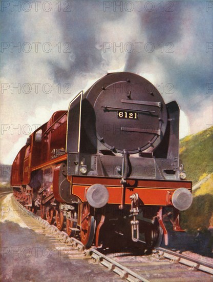 'Express Passenger Locomotive of the "Royal Scot" 4-6-0 class', 1935-36. Creator: Unknown.