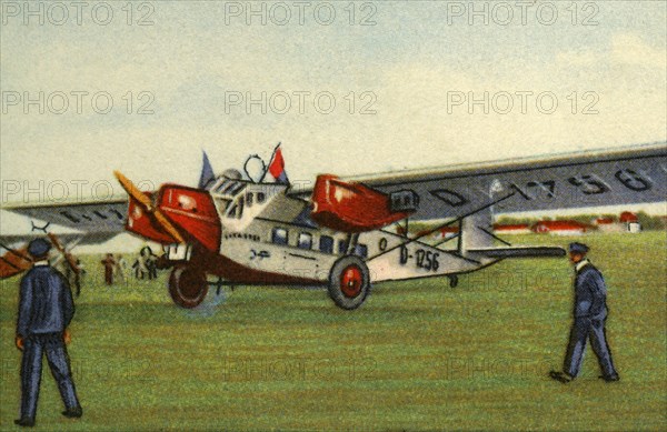 Rohrbach Roland plane, 1920s, (1932). Creator: Unknown.