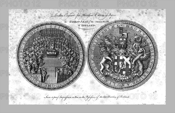'The Great Seal of the Common Wealth of England', 1785. Creator: Unknown.
