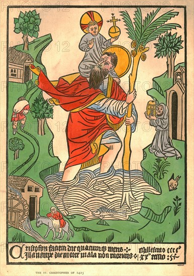 'The St. Christopher of 1423'. Creator: Unknown.