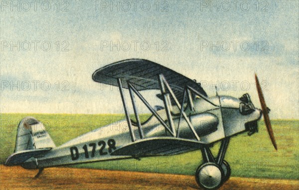 Focke-Wulf S 24 A Kiebitz biplane, 1920s, (1932). Creator: Unknown.
