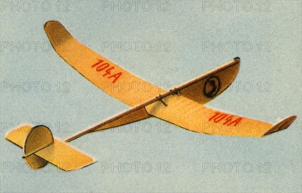 'Winkler' model plane, 1932. Creator: Unknown.