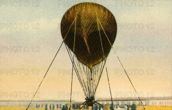 Balloon altitude record, 1901, (1932). Creator: Unknown.