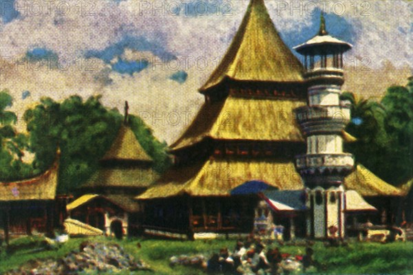 Temple in Kota Baru, eastern Sumatra, c1928. Creator: Unknown.