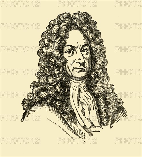 'Gottfried Wilhelm Leibniz', (1933).  Creator: Unknown.