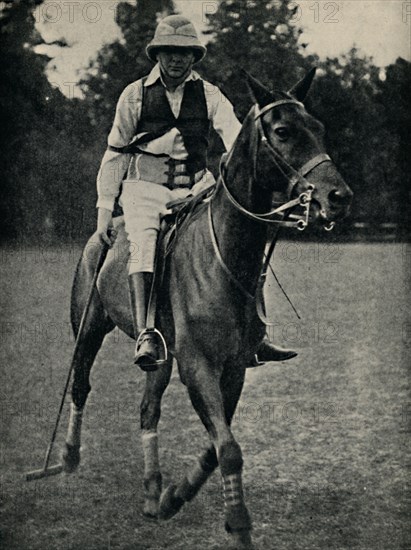 'Winston Churchill Playing Polo', 1920s, (1945). Creator: Unknown.