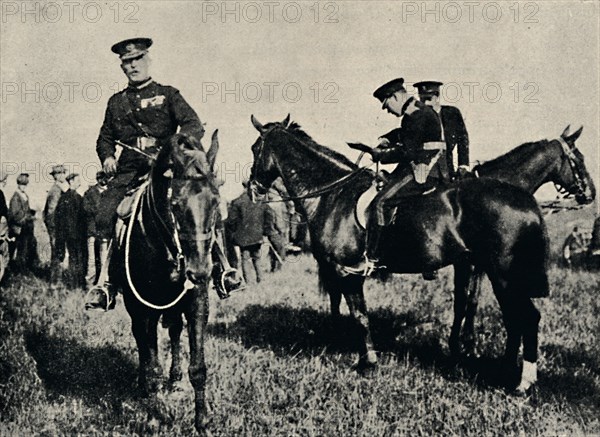 'At Military Manoeuvres', c1916, (1945). Creator: Unknown.