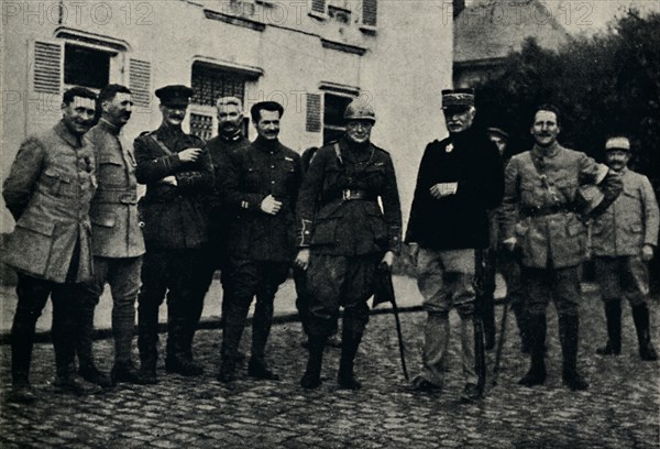 'Churchill Visits The Somme Battlefield', 1915, (1945).  Creator: Unknown.