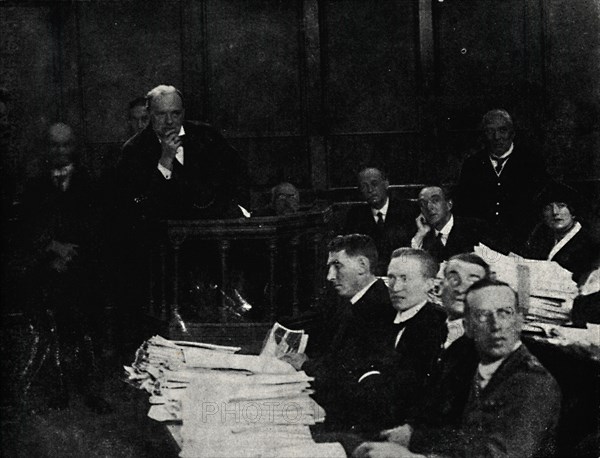 'Tank Inquiry at Lincoln's Inn', c1919, (1945). Creator: Unknown.