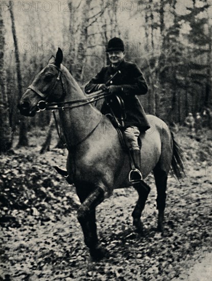 'Hunting Wild Boar in France', 1927, (1945). Creator: Unknown.