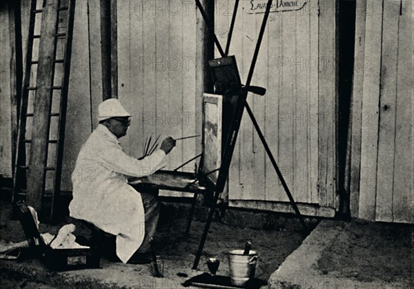 'Painting in France', c1930s, (1945). Creator: Unknown.