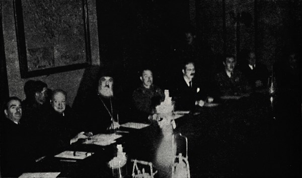 'British and Greek Ministers Confer in Athens', Christmas Day, 1944, (1945). Creator: Unknown.