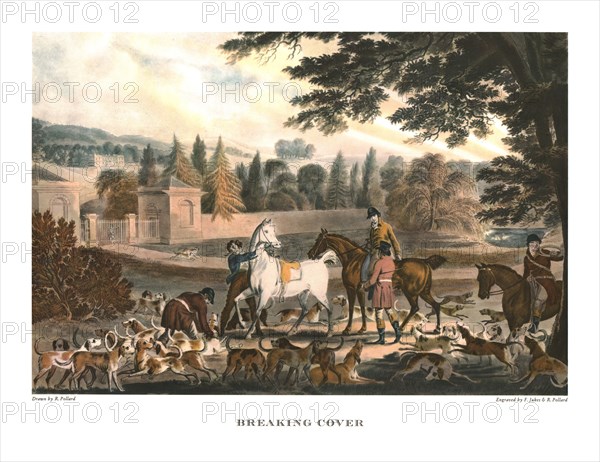 'Breaking Cover', late 18th-early 19th century, (c1955). Creator: Unknown.