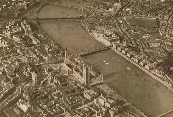 'The Holy Isle of Thorney With Its Ancient Abbey As It Appears Today', c1935. Creator: Unknown.