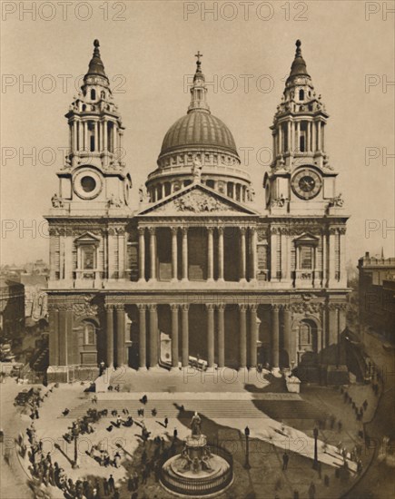 'The Great Church Built By Wren On The Site of Old St. Paul's', c1935. Creator: Francis Frith & Co.