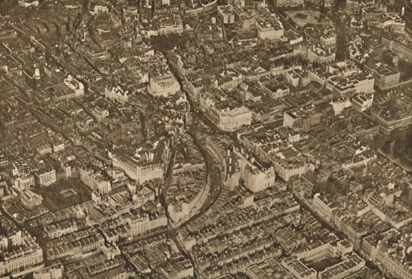 'Central London From Burlington House To Trafalgar House  As The Aircraft Sees It', c1935. Creator: Aerofilms.