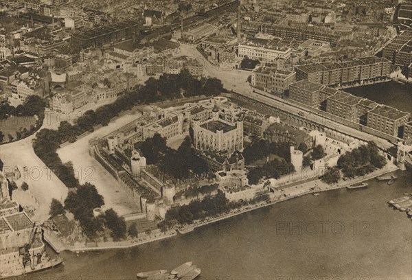 'A View of His Fortress Unimagined By William The Conqueror: The Tower from the Air', c1935. Creator: Unknown.