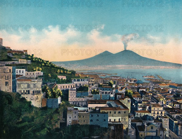 'Napoli - Panorama Da Via Tasso', (From Via Tasso), c1900. Creator: Unknown.