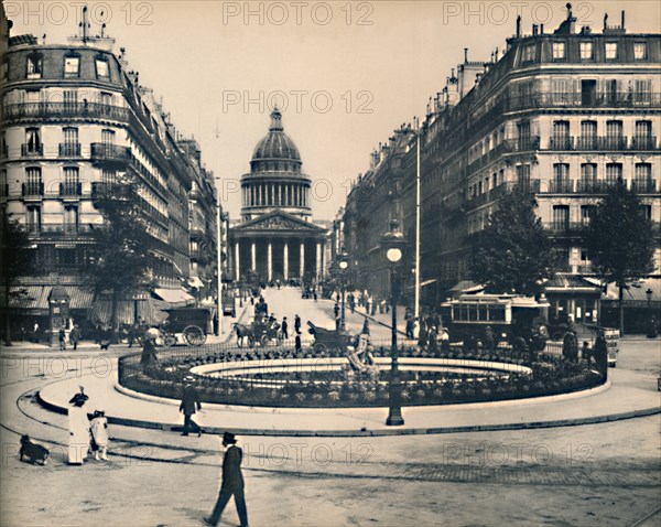 'Paris. - La Rue Soufflot Et Le Panthéon. - ND, c1910. Creator: Unknown.