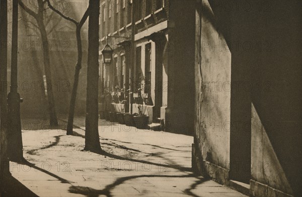 'In Wardrobe Court, Built on the Site of a Royal Museum', c1935. Creator: Unknown.