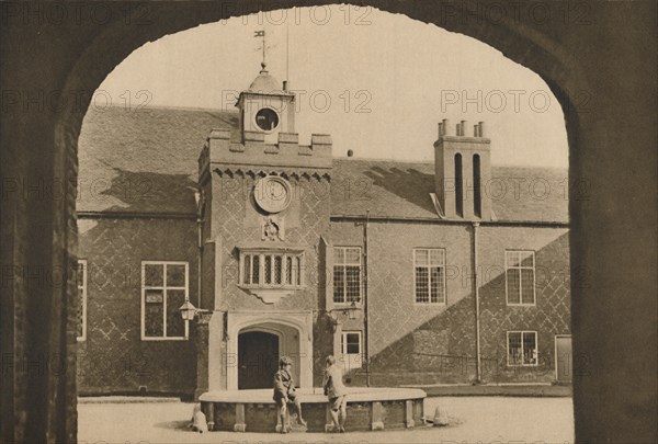 'Courtyard and Main Entrance to the Bishop of London's Palace at Fulham', c1935. Creator: Unknown.