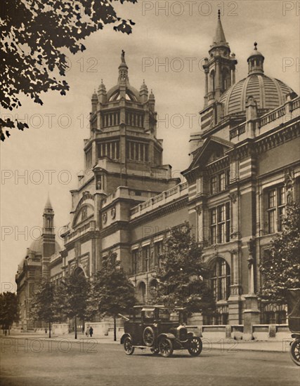 'Facade of the Victoria and Albert Museum In Cromwell Road', c1935. Creator: Donald McLeish.