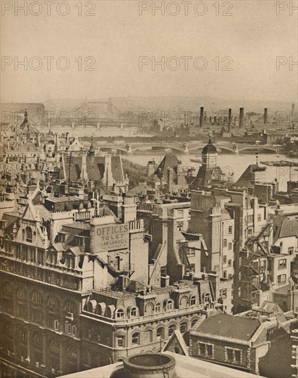 'South-Eastward View from Bush House as Far as Blackheath', c1935. Creator: Unknown.