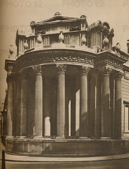 'Tivoli Corner, Sir John Soane's Masterpiece at the Bank of England', c1935. Creator: Joel.