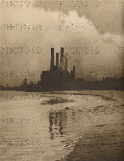 'Chelsea Chimneys: Power Station on the Site of Old Cremorne Gardens', c1935. Creator: Huson.