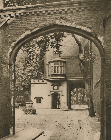 'Entrance Courtyard and Gateway of the Charterhouse', c1935. Creator: Unknown.