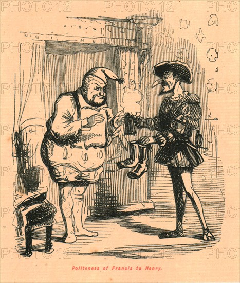 'Politeness of Francis to Henry', 1897.  Creator: John Leech.