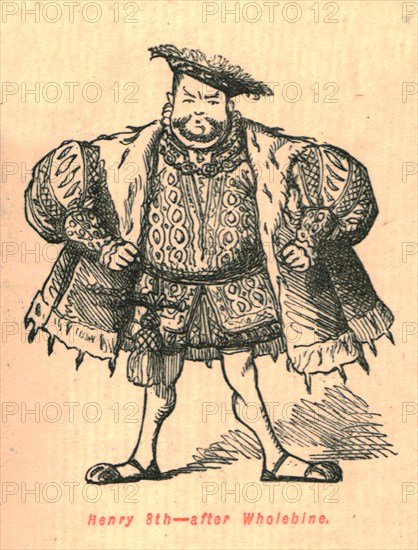 'Henry 8th - after Wholebine', 1897.  Creator: John Leech.