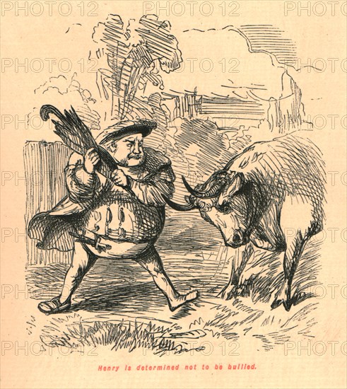 'Henry is determined not to be bullied', 1897. Creator: John Leech.