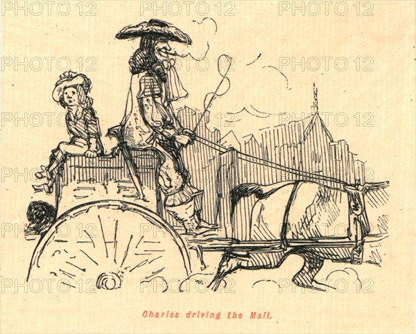 'Charles driving the Mall', 1897. Creator: John Leech.