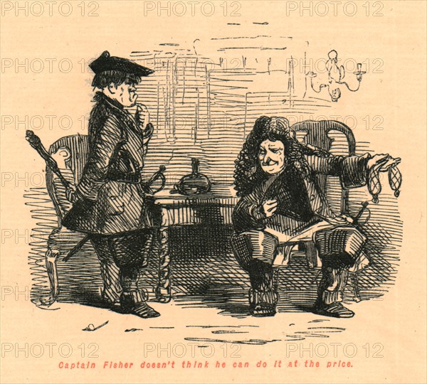 'Captain Fisher doesn't think he can do it at the price', 1897. Creator: John Leech.